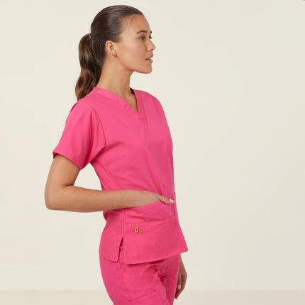 NNT Womens 4 Pack Wonderwink Origins V Neckline Comfy Scrub Top Bravo CATU66-KarWorkwear