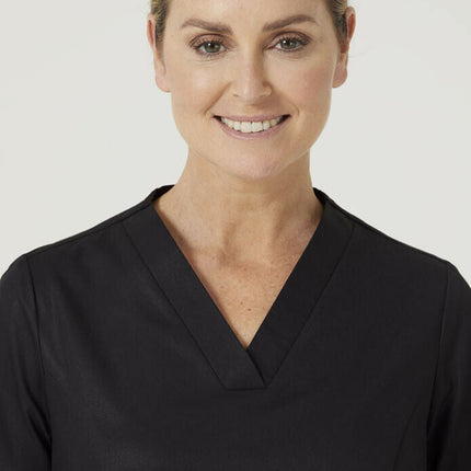 NNT Womens Nightingale V-Neck Classic Nurse Scrub Top Hip Pocket Workwear CATU5F-KarWorkwear