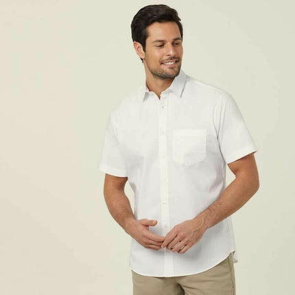 NNT Mens Avignon Short Sleeve Business Shirt Comfort Lightweight Casual CATJDN-KarWorkwear