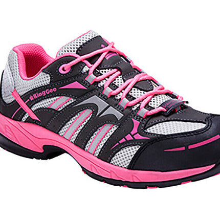 KingGee Womens Comp-Tec G3 Sports Safety Lightweight Work Shoes Comfy K26600-KarWorkwear
