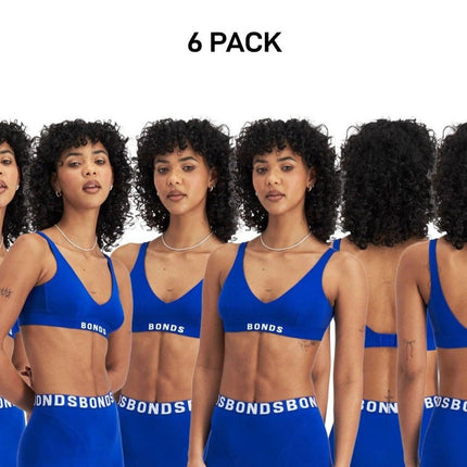 Bonds Womens Chafe Off Crop Ultimate Comfort Soft and Cooling Finish 6 Pack WR3X-KarWorkwear