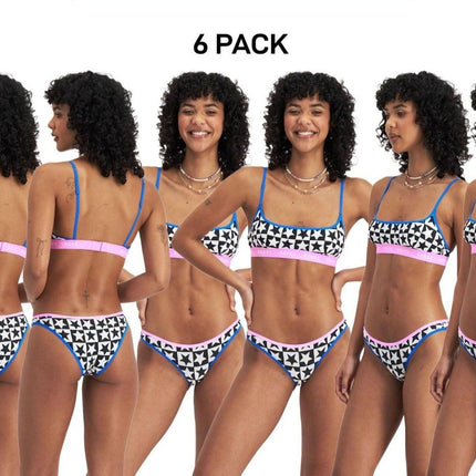 Bonds Womens Icons Kini Comfy Soft & Confident Stretch Seams Undies 6 Pack WREG-KarWorkwear
