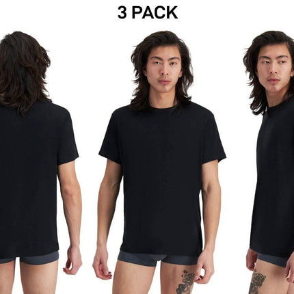 Bonds Mens Sleep Viscose Bamboo Tee Shirt Relaxed Comfortable Fit 3 Pack MW9V-KarWorkwear