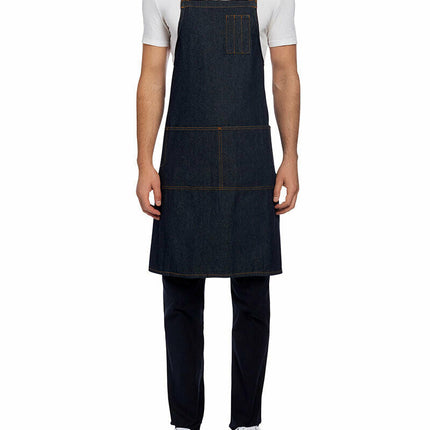 NNT Unisex Chef Memphi Cross Back Denim Apron Work Safety Tough Durable CATK2M-KarWorkwear