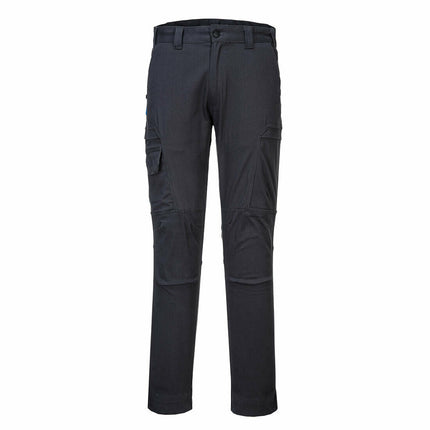 Portwest Mens KX3 Cargo Pants Trouser Slim Fitting Work Cotton Stretch T801-KarWorkwear