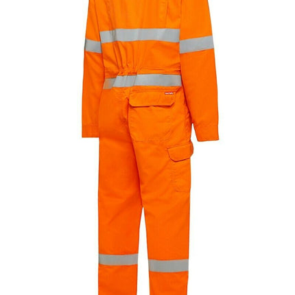 Hard Yakka Safety SheildTec Fire Resistant Coverall Overall Taped Hi-Vis Y00080-KarWorkwear