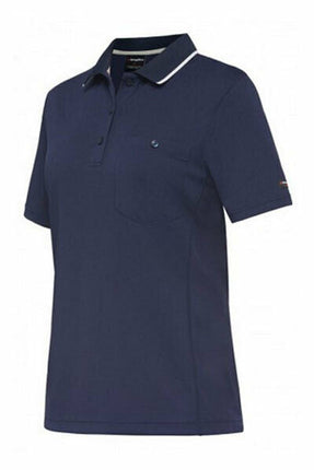 KingGee WorkCool Womens Spliced Polo S/S Shirt Comfort Work Hyperfreeze K44740-KarWorkwear