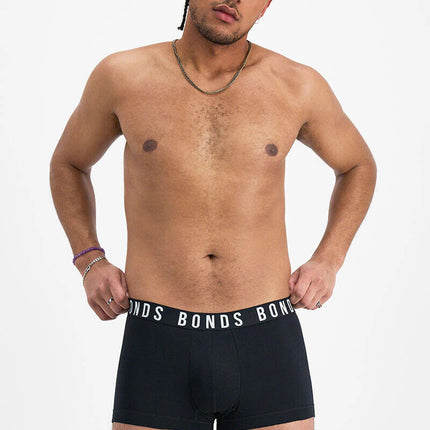 Bonds Mens Icons Trunk Low Rise and Super Comfy Neutralise Odours 3 Pack MWCW3A-KarWorkwear