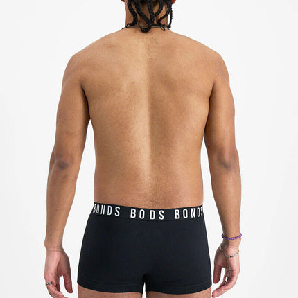 Bonds Mens Icons Trunk Low Rise and Super Comfy Neutralise Odours 6 Pack MWCW3A-KarWorkwear