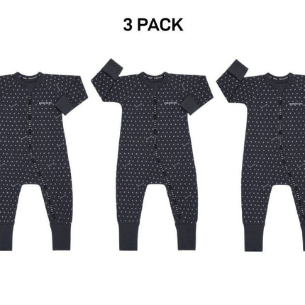 Bonds Baby Wondercool Zip Wondersuit Warmth Two-way Safety Zip 3 Pack BX49A-KarWorkwear