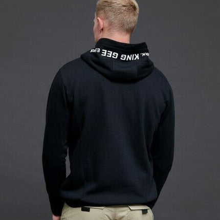 KIngGee Quantum Hoodie Drawstring Hood Warm Fleece Winter Work Wear Zip K05012-KarWorkwear