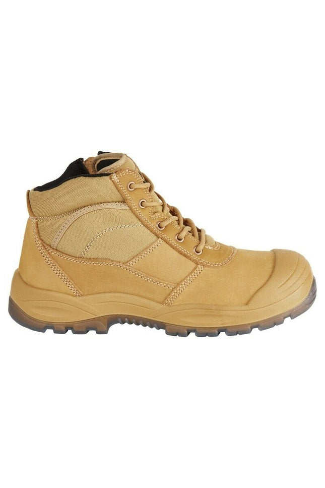 Hard Yakka Mens Utility Side Zip Safety Steel Cap Toe Work Boots Shoe Y60120-KarWorkwear