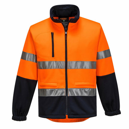 Portwest Mens Hi-VisTex Reflective Water Repellent Fleece Jumper Taped MA315-KarWorkwear