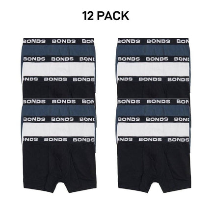 Bonds Mens Total Package Trunk Comfy Super Soft and Breathable 12 Pack MWK83A-KarWorkwear