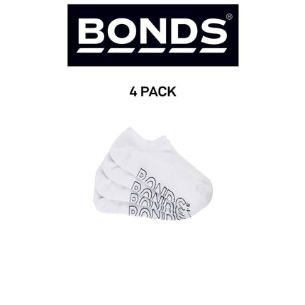 Bonds Womens Lightweight No Show Cotton Mesh Cooling Zone Socks 4 Pack LXPW4N-KarWorkwear