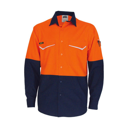 DNC Mens Tradies Two-Tone RipStop Cotton Workwear Lightweight Breathable 3586-KarWorkwear