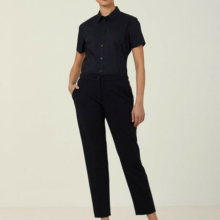 NNT Women Avignon Short Sleeve Slim Shirt Casual Comfortable Business CATUK8-KarWorkwear