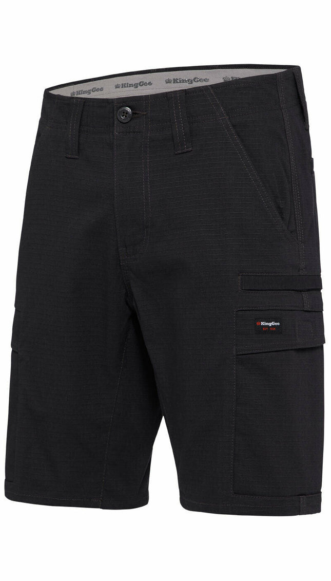KingGee Mens Workcool Pro Shorts Comfort Stretch Work Cargo Tough Ripstop K17006-KarWorkwear