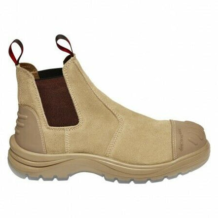 KingGee Mens Wills Suede Heat Resistant Outsole Safety Work Boots Comfort K25552-KarWorkwear