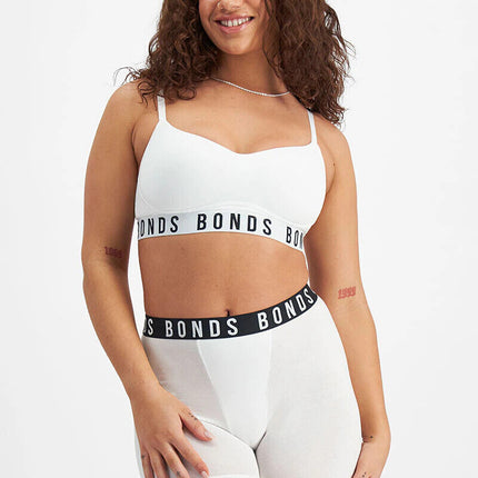 Bonds Womens Icons Wirefree Bra Soft Cotton Stretch Jacquard Elastic 3 Pack YWL4-KarWorkwear