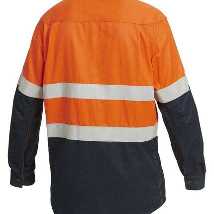 Mens Hard Yakka FR ShieldTec Hi-Vis Safety Mining Energy Gas Work Shirt Y04550-KarWorkwear