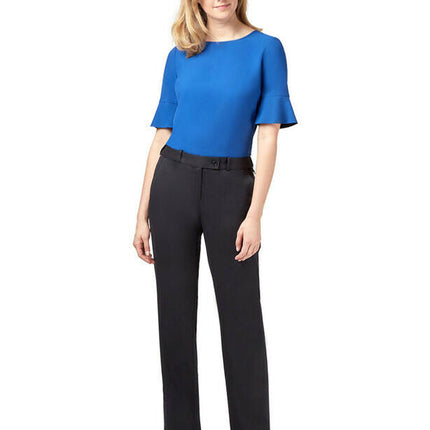 NNT Womens Stretch Twill Business Pants Elastic Waistband Formal Wear CAT3CA-KarWorkwear