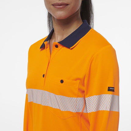 KingGee Womens Workcool Hyperfreeze Spliced With Segmented Tape K44223-KarWorkwear