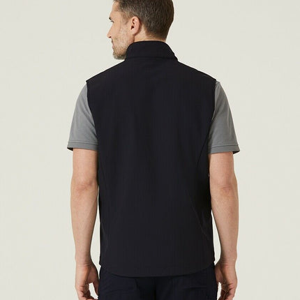 Mens NNT Warm Bonded Fleece Sleeveless Zip Vest Black Navy Business Smart CATF2H-KarWorkwear