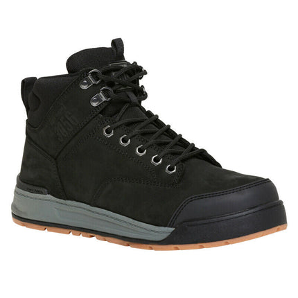 Hard Yakka 3056 Lace Zip Leather Work Safety Boots Memory Form Protect Y60201-KarWorkwear