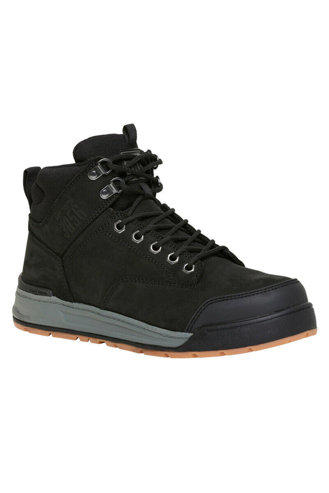Hard Yakka 3056 Lace Zip Leather Work Safety Boots Memory Form Protect Y60201-KarWorkwear