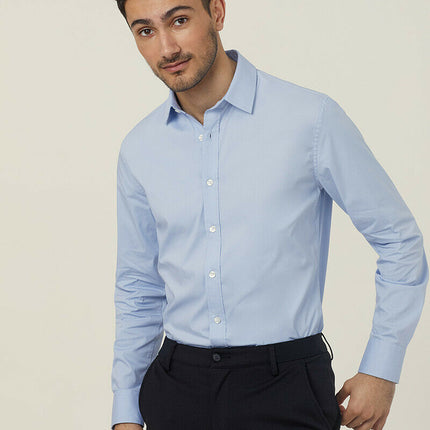 NNT Mens Business Long Sleeve Shirt Avignon Regular Fit Formal Shirts CATJDG-KarWorkwear