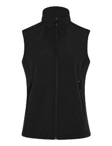 NNT Mens Ladies Bonded Fleece Zip Vest Warmth Black Sleeveless Style CAT748-KarWorkwear