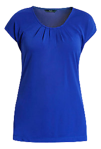 NNT Womens Discontinued Matt Jersey Extended Sleeve T-Top Pleated Blouse CAT4BF-KarWorkwear