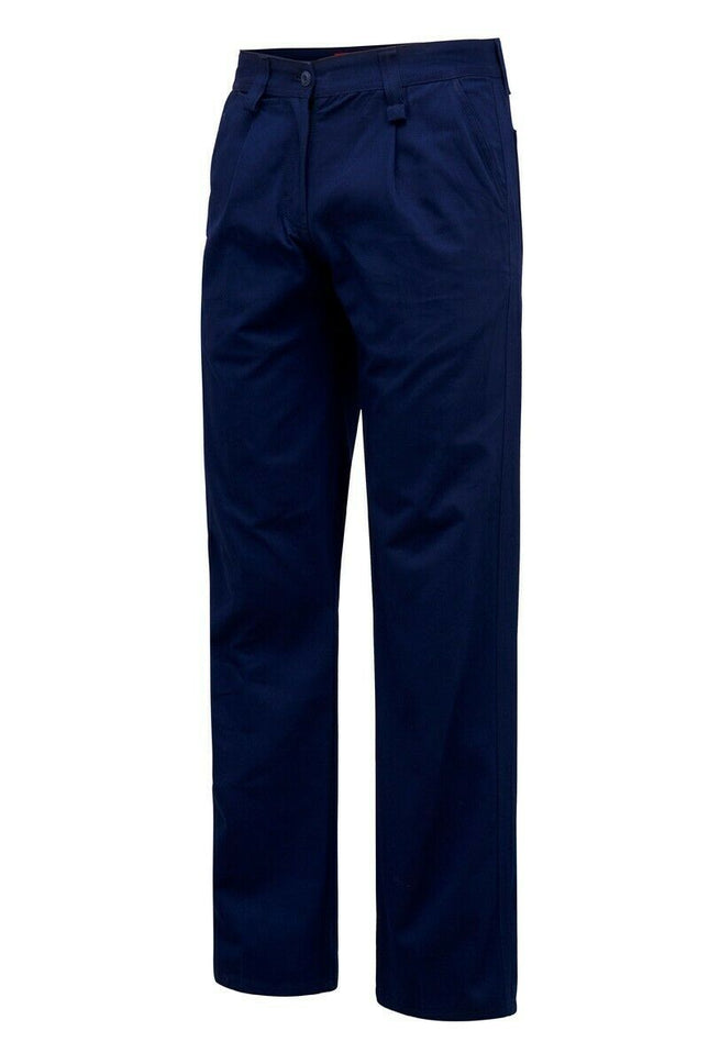 Womens Hard Yakka Work Pants Modern Comfy Fit Cotton Drill Tough Y08840-KarWorkwear