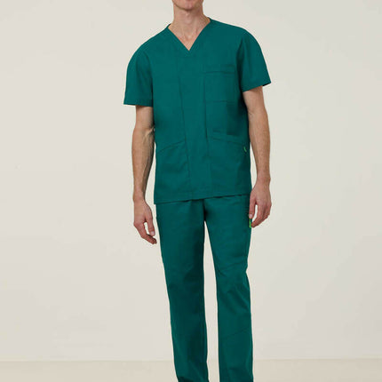 NNT Uniform Mens Next Gen Anti Bacterial Carl Scrub Top V-neck Nurse Work CATRFV-KarWorkwear