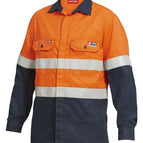 S / Orange & Navy