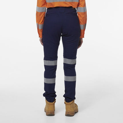 KINGGEE Womens Workcool Pro Bio Pockets Cuff Comfy Stretch Taped Pants K43015-KarWorkwear