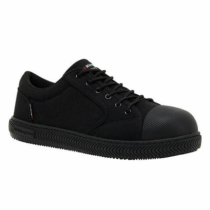 KingGee Mens Grip 3000 Canvas Shoes Rubber Toe Bump Comfortable Workwear K26540-KarWorkwear