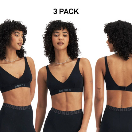 Bonds Womens Chafe Off Crop Ultimate Comfort Soft and Cooling Finish 3 Pack WR3X-KarWorkwear