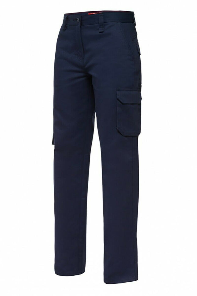 Womens Hard Yakka Work Pants Gen Y Cotton Drill Cargo Tough Tradie Y08850-KarWorkwear