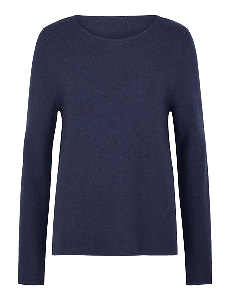 NNT Womens 100% Cotton Womens Textured Box Knit Jumper Long Sleeve CAT5CB-KarWorkwear