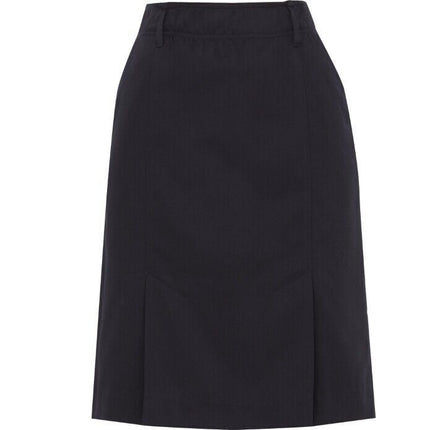 NNT Womens Poly Viscose Gaberdine Flex Waist Pleat Formal Workwear Skirt CAT2QB-KarWorkwear