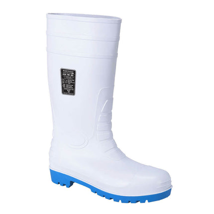 Portwest Mens Total Safety Rubber Boots Gum Wellington S5 Steel Cap Work FW95-KarWorkwear