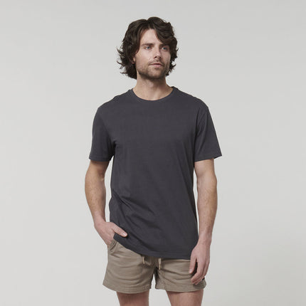 Hard Yakka Mens Cotton Breathable Crew Neck Short Sleeve Core Tee Y19251-KarWorkwear