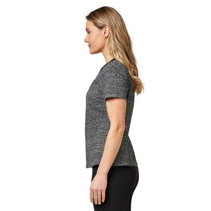 NNT Womens Formal Textured Tweed Shell Top Classic Fit Crew Neckline CATUDG-KarWorkwear
