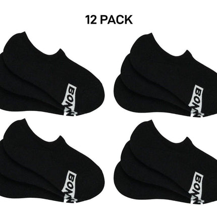 Bonds Mens Logo Sneaker Socks Cushioned Soles & Breathable Cotton 12 Pack SXKQ3N-KarWorkwear