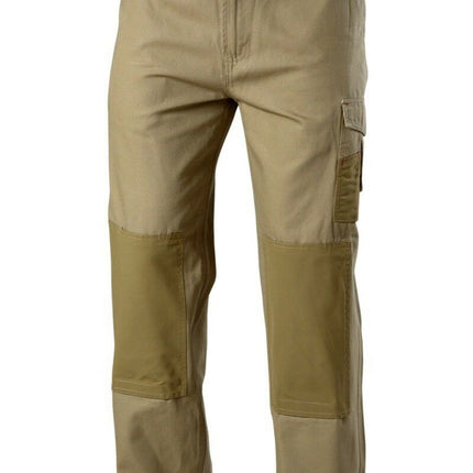Mens Hard Yakka Legends Light Weight Cotton Pants Tough Cordura Strength Y02906-KarWorkwear