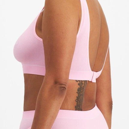 Bonds Womens Retro Rib Deep V Crop Super Stretch & Ultimate Comfort 6 Pack WU8DA-KarWorkwear