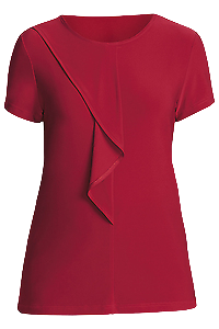 NNT Womens Soft Jersey S/S Round Neck T- Top Blouse Relaxed Fit CATU64-KarWorkwear