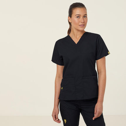 NNT Womens 4 Pack Wonderwink Origins V Neckline Comfy Scrub Top Bravo CATU66-KarWorkwear